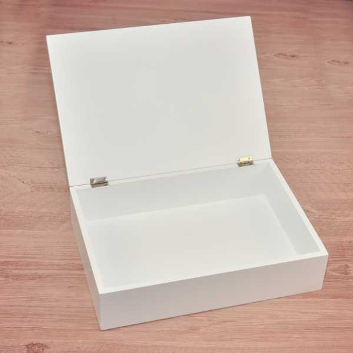 Sister memorial keepsake box shown open