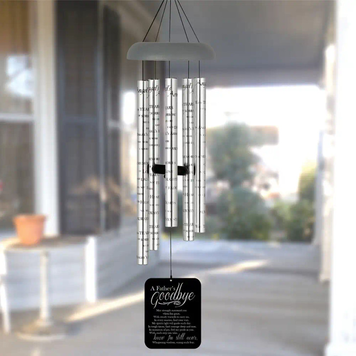 Wind Chimes for Loss of Father: Father's Goodbye Angel Chime