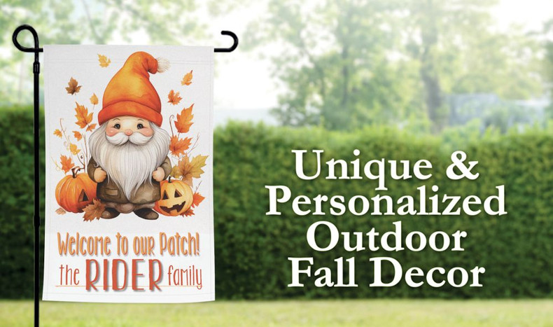 Unique & Personalized Outdoor Fall Decor