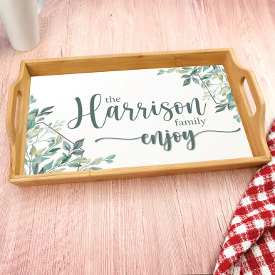 Family Serving Tray - Personalized Housewarming Gift