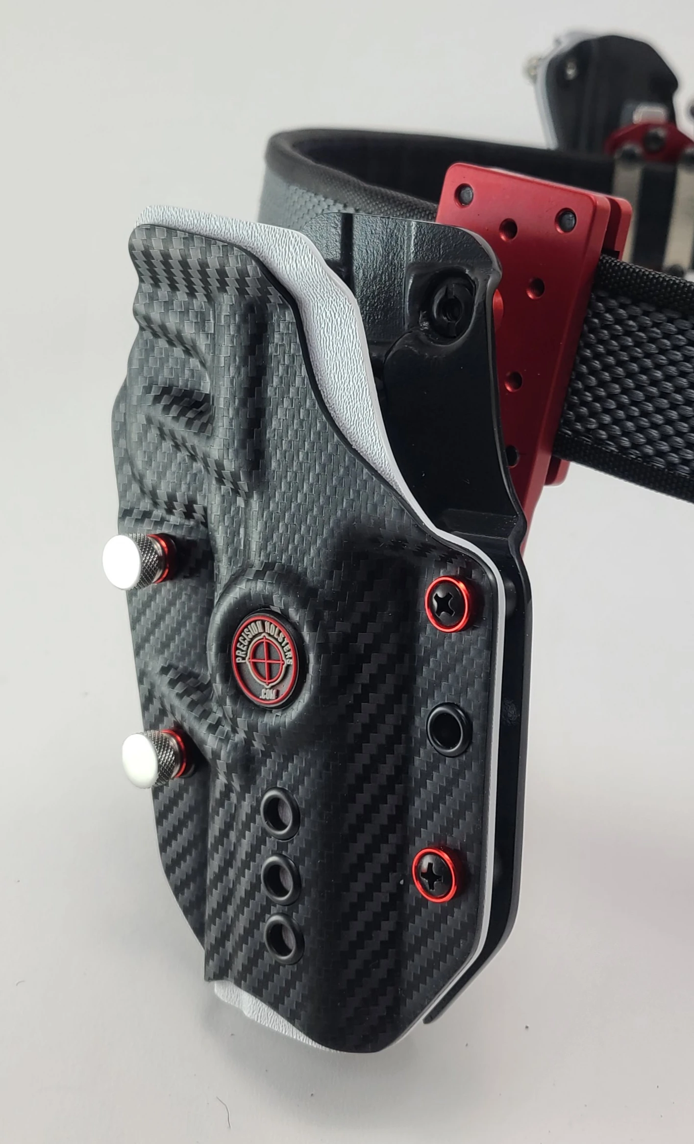 PHAST competition holster showing handgun grip access