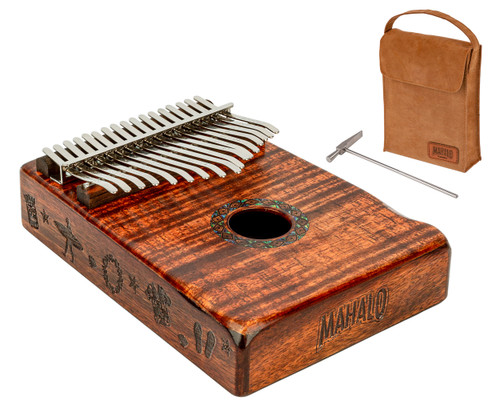 Mahalo Kalimba - Photo Flame Koa Design