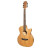 Martinez '31 Series' Spalted Maple Small Body Acoustic-Electric Cutaway Guitar (Natural Gloss)