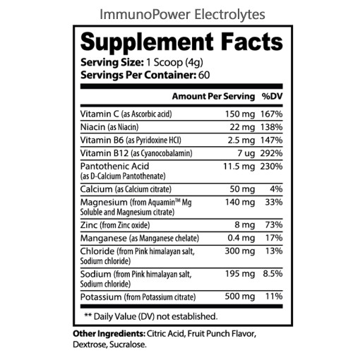 ImmunoPower® Gold & Electrolytes