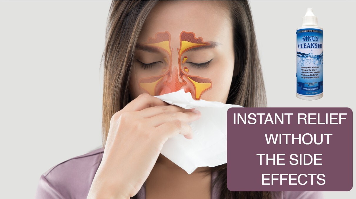 Instant sinus relief &ndash; breathe clearly again