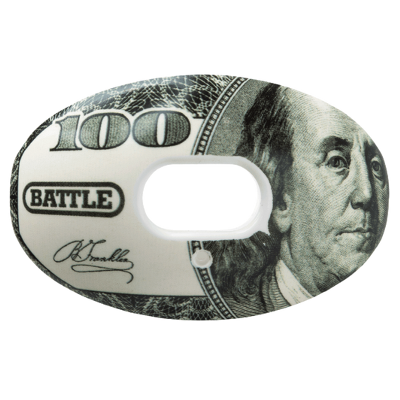 Benjamin $100 Bill 8282 Football Mouthpiece - Lace It Up Kauai, Inc