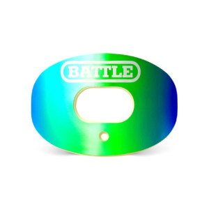 "Iridescent" Oxygen Football Mouthguard Blue/Green 22MG014011