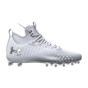 Men's UA Spotlight Clone 3.0 MC Football Cleats - White (100) 3026334-100