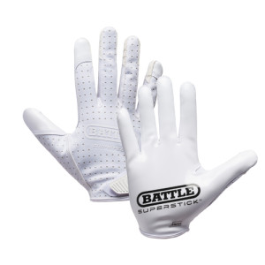 Doom Speed Receiver Football Gloves White Adult 10GL000001 Doom Speed Receiver Football Gloves White Adult 10GL000001