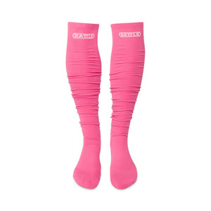 Football Socks (Long) Pink with White Logo - Adult 35AP300005 Football Socks (Long) Pink with White Logo - Adult 35AP300005