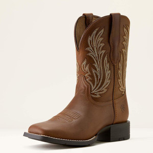 Women's Round Up Filly Wide Square Toe Western Boot 10064074 Women's Round Up Filly Wide Square Toe Western Boot 10064074