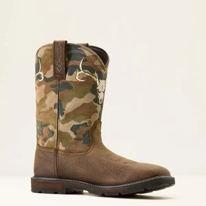 Groundbreaker Antler Waterproof Wide Square Toe Work Boot 10074211