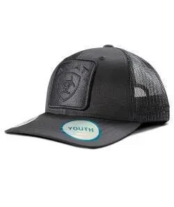Ariat Youth Boys Cap Woven Patch Black A300096101