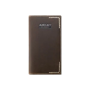 Ariat Work Mens Rodeo Style Wallet Thick Stitch Brown A3403002