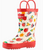 Loop Handle Boots - Ladybugs & Flowers