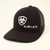 ARIAT MENS CAP SHIELD BLACK A300003001