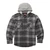 OVERMAN FLANNEL HOODED SJ/GRANITE W1214030-045