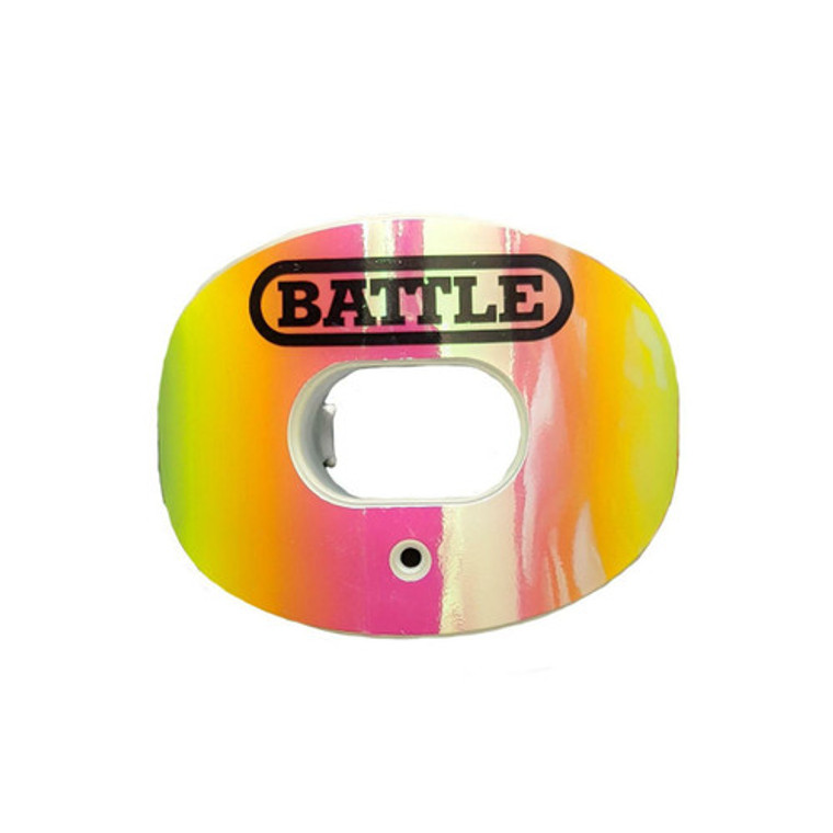 "Iridescent" Oxygen Football Mouthguard Yellow/Pink  22MG002015