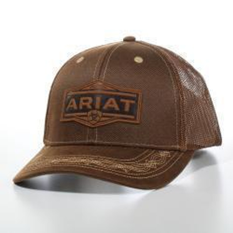ARIAT MENS VINTAGE LOGO BROWN CAP A300062902