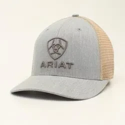 Ariat Mens SB R112 Grey Embroidered Tan A300012008