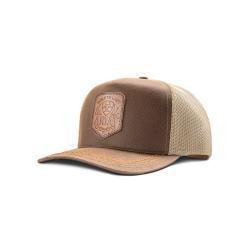 Ariat Mens Cap Snap Back Faux Leather Patch Brown A300094502