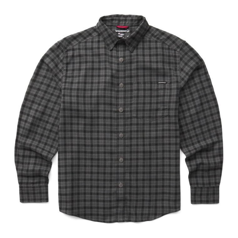 RE-BUILT LS SHIRT/GREYSTONE W1213440-053