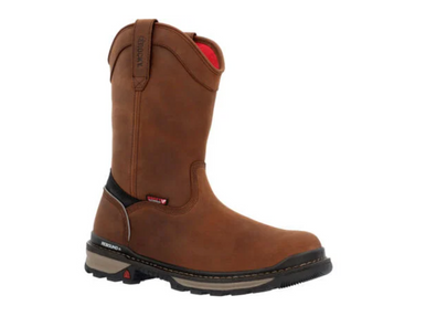 Men's Rocky Rams Horn Waterproof Pull-On Work Boot RKK0398