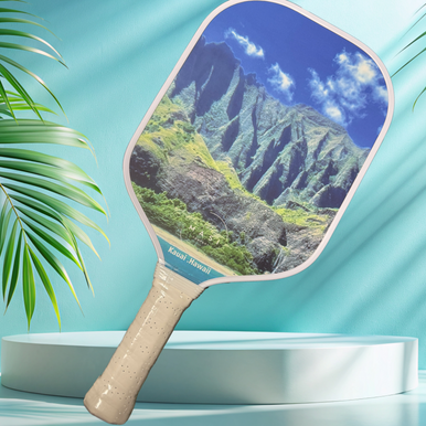Pickleball Paddle - Na Pali Coast Kauai Hawaii - Lace It Up Kauai, Inc