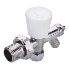 T-Pro Radiator Valve Ang c/w DO 8mmx3/4"