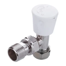 T-Pro Plus Radiator Valve Angled C/W DO 1/2"x8mm