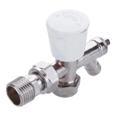 T-Pro Plus Radiator Valve Angled C/W DO 1/2"x10mm