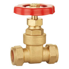 Brass gate valve wras approved