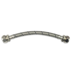Hyddro tube to tube flexible tap connector compression ends