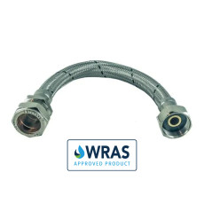 Hyddro WRAS approved flexible tap connector compression x female ends