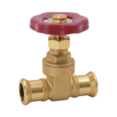 M profile press-fit gate valve
