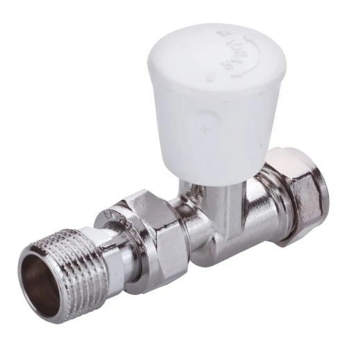 T-Pro Plus Radiator Valve Straight 1/2"x10mm