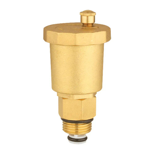 Automatic bottle air vent with check valve