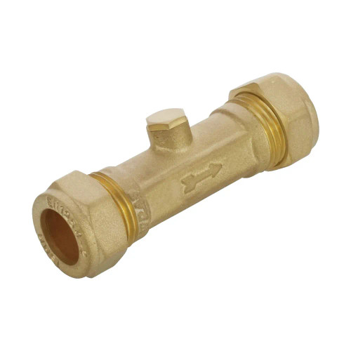 DZR brass double check valve