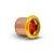 Press-Fit Stop End Copper-Gas 35mm