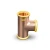 Press-Fit Equal Tee Copper All Ends-Gas 35mm