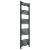 MSD Towel Rail Anthracide 400x1600mm