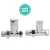 T-Pro Straight Radiator Valve 15mm Chrome Twin Pack