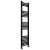 MSD Towel Rail Black 300x1400mm