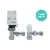 TRV Pack Angled c/w L/S 15mm White Twin Pack