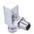 T-Pro Chrome Radiator Valve Angled Square Handwheel 15mm
