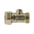 Flat faced chrome plated isolating valve