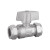 Metal lever isolating valve