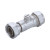 Chrome plated straight service valve
