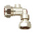 Chrome plated angled service valve