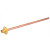 Wall plate adaptor with copper pipe